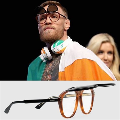 conor mcgregor gucci flip glasses|The Notorious Luxury Fashion Eyewear of Conor McGregor.